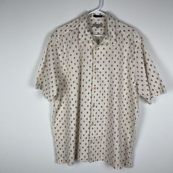 Ted Baker Ginton off slim fit, short sleeves geometric shirt Size  46​​​​ - Picture 1 of 5